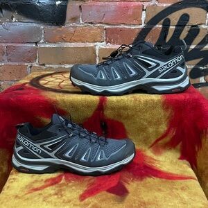 Salomon Black and Gray Athletic Shoes